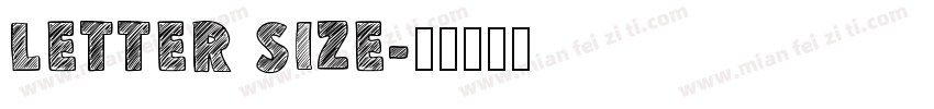 LETTER SIZE字体转换